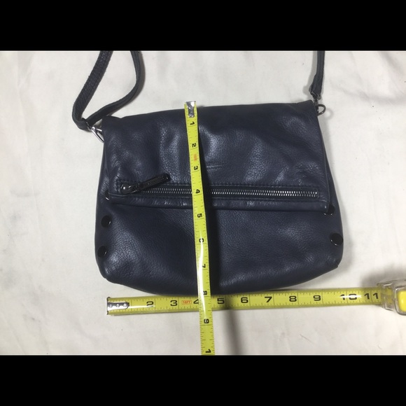 Hammett Navy Blue Leather VIP Crossbody - Picture 9 of 11